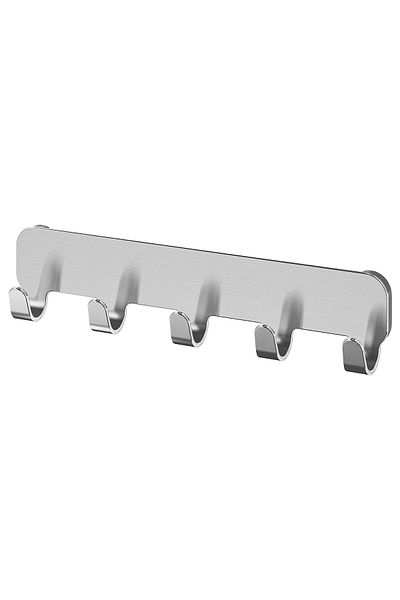IKEA BROGRUND Hook rack, stainless steel