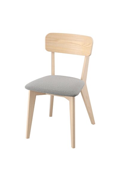 AZOZ MERCHLY كرسي، خشب الرماد/تالميرا أبيض/أسود