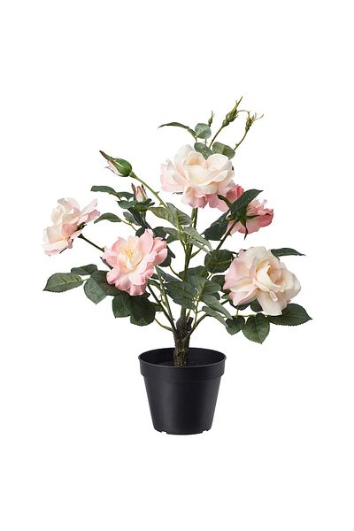 erorex Artificial potted plant, in/outdoor/Rose pink, 12 cm