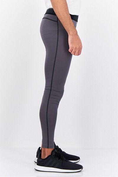 Nike Men Tight Fit Running Tight Pants, Grey