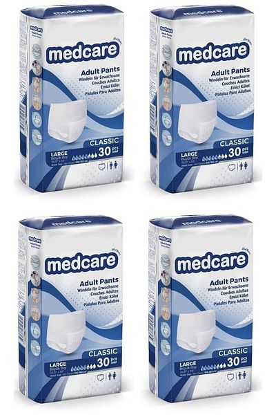 MEDCARE Large Size 120 Pieces Absorbent Panties
