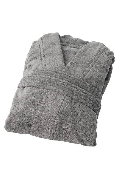 erorex Bath robe, grey, L/XL
