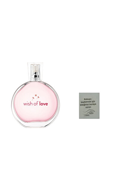 AVON Wish Of Love Edt 50 ml Kadın Parfümü + koku kartı