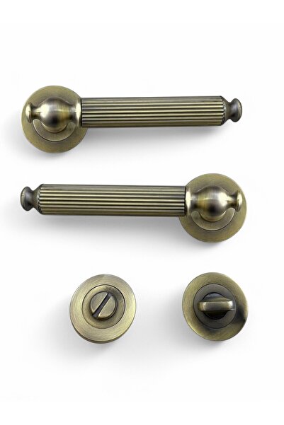 evnepa Kapı Kolu Antik Sarı Kapı Kolu Rustik Kapı Kolu Takımı Antik Kapı Kulpu Wc Rozetli