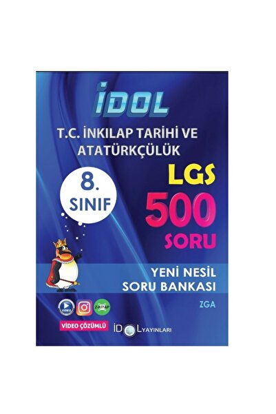 İdol Yayınları Idol 8.sınıf 4’lü Lgs 500 Yeni Nesil Soru Bankası