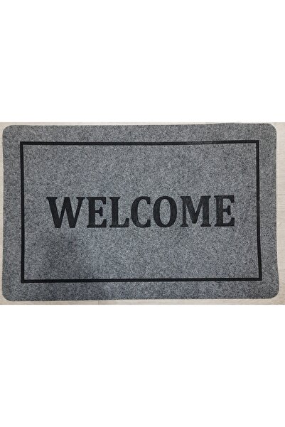 KARMAT سجادة، سجادة، سجادة مطبوعة للترحيب بالباب الأمامي - 45*70 رمادي