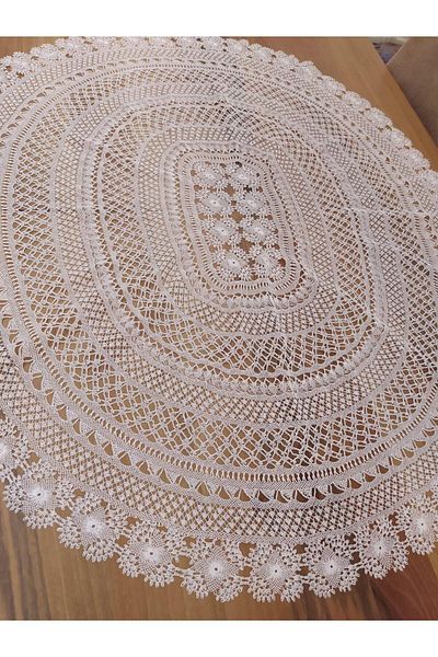 onlaynticaret Needlepoint Tablecloth O-000135
