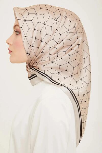 Armine E24Ya9166D0380 Dj Pure Silk Scarf 9166D (S) Nostalgia