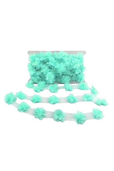 Hobigram Açık Su Yeşili Lazer Gül Lazer Kesim Gül Süsleme Paketleme Malzemesi...