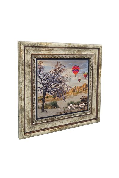 Sadrazam Pictură cu piatră naturală imprimată Cappadocia 25x25 Krt-159