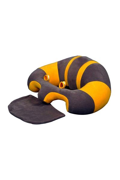 Teknor Gray Yellow Baby Sitting Support Cushion