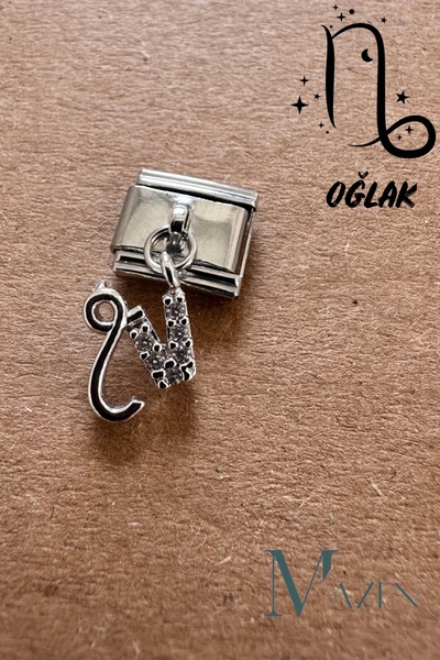 MAZEN Dangle Zodiac Sign Italian Bracelet Charm