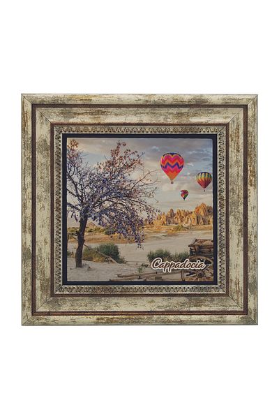 Sadrazam Pictură cu piatră naturală imprimată Cappadocia 25x25 Krt-159