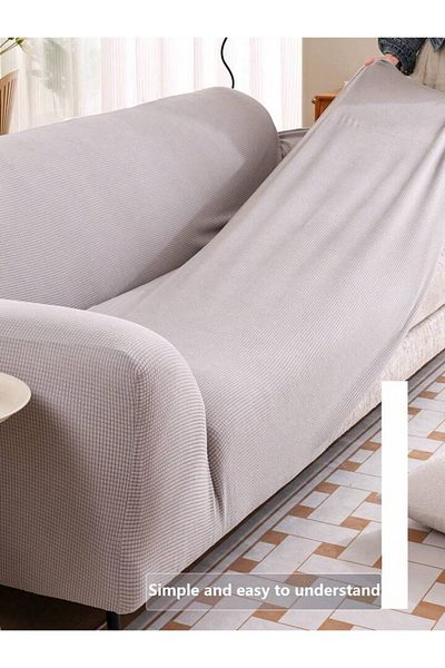 Şirin Hanem Seat Cover . Elastic Seat Cover Stretchy Washable Sofa Bed Couch Cover