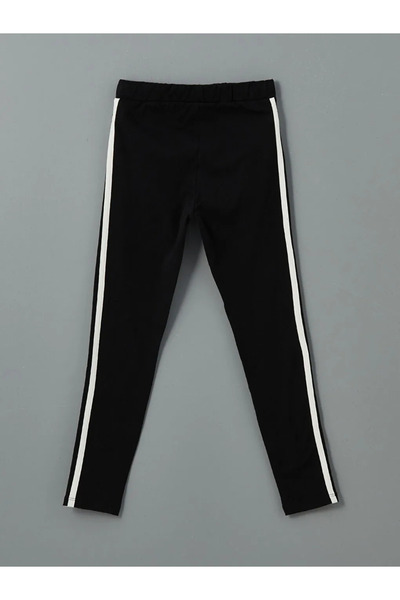 LC Waikiki Lcw Kids Ecru Crew Neck Girls T-Shirt & Leggings