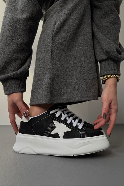 Mupa Shoes Μαύρα γυναικεία αθλητικά παπούτσια