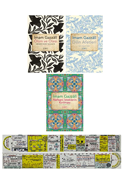 Sufi Kitap İmam Gazzali 3 Kitap Set / Ölüm ve Ötesi + Dilin Afetleri + Nefsan...