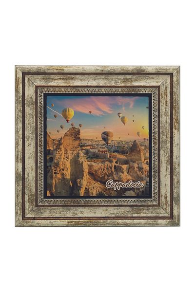 Sadrazam Pictură cu piatră naturală imprimată Cappadocia 25x25 Krt-160