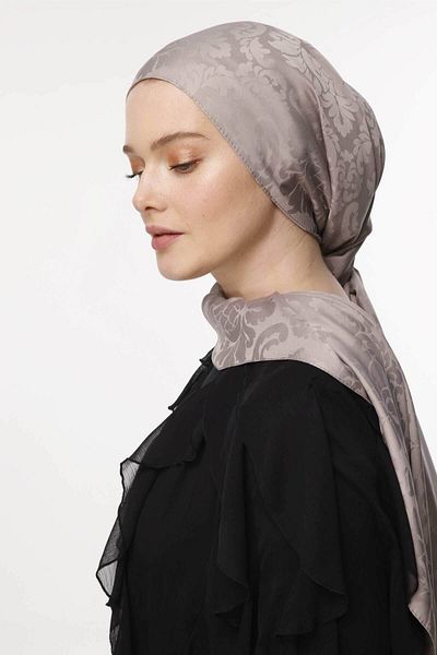 VALORSCARF Stone Motif Brocade Shawl