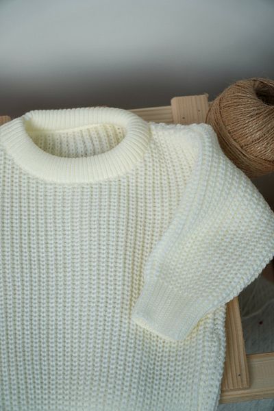 Bursa Trikomer Unisex-Baby-Child-Ultra Stretchy Crew Neck Knitwear Sweater