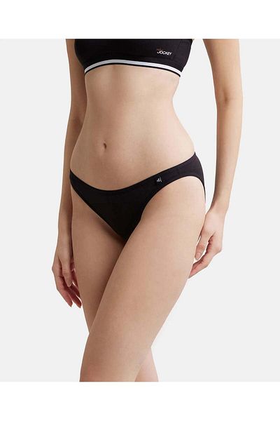 JOCKEY Signature Stretch Bikini SS02-01 Black