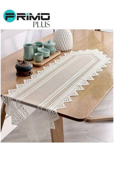 Primo Plus Hollow Lace Table Runner