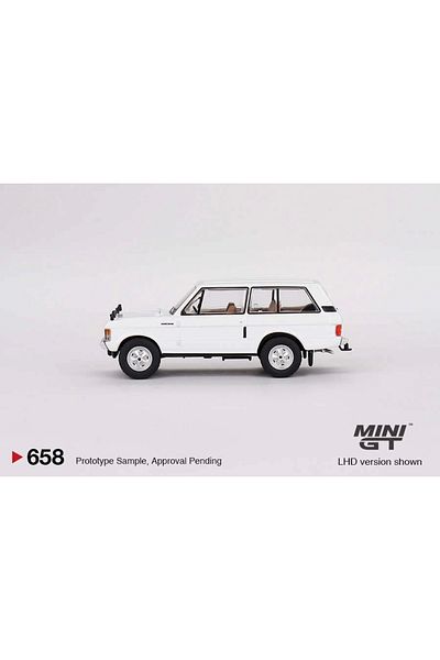 mini gt 1/64 Range Rover Davos White Mgt00658