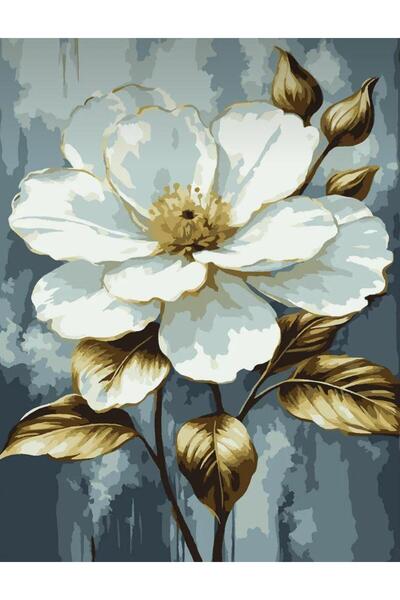 OZN AKSESUAR Sayılarla Boyama Tuval Seti Numaralı Boyalar Ve Fırçalar Tam Set...