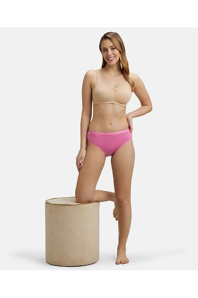 JOCKEY Simple Comfort Hipster Plain 3Pcs Pck 1523-03 Multicolor