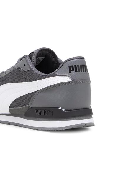 Puma ST Runner v3 Mesh Cool Dark Gray-PUMA Wh Erkek Spor Ayakkabı