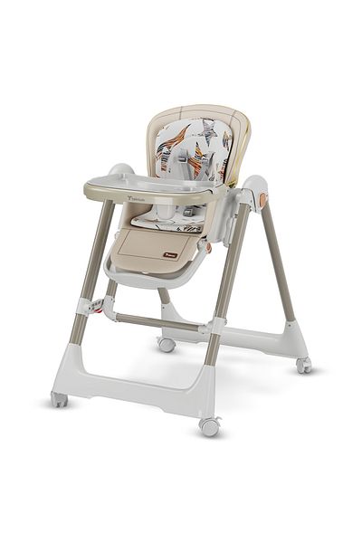 TEKNUM 5-IN-1 Swing with High Chair with Lockable wheels - Ivory