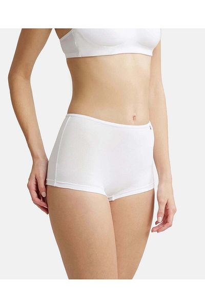 JOCKEY Signature Stretch Boy Leg SS04-01 White
