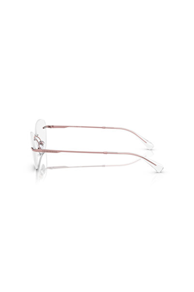 Emporio Armani Woman Phantos Eyeglasses- Ea 1167 - Lense Size:53mm - Shiny Metallic Pink