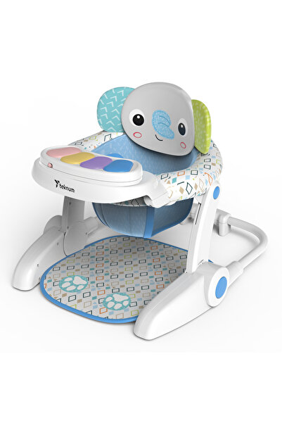 TEKNUM كرسي طعام محمول للأطفال وكرسي أنشطة متكئ - فيل