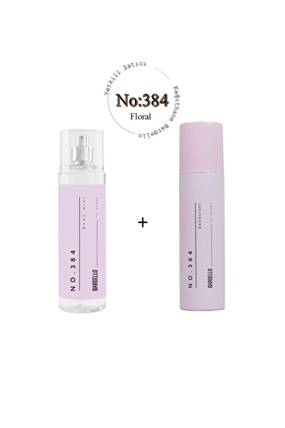 Bargello No:384 Body Mist 210 ml No:384 Deodorant Floral Kadın 150 ml - Mnms384bmdeo