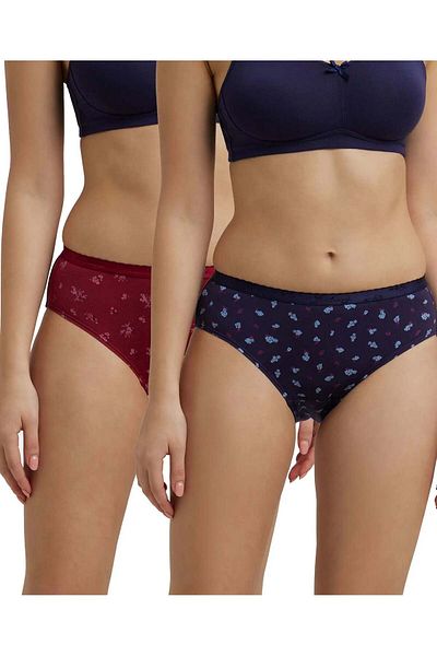 JOCKEY Simple Comfort Hipster Plain 2Pcs Pck 1523-02 Multicolor