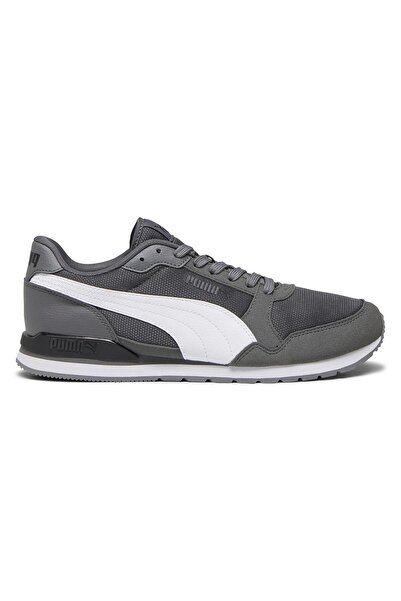 Puma ST Runner v3 Mesh Cool Dark Gray-PUMA Wh Erkek Spor Ayakkabı