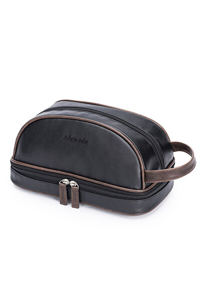 Alameda Multipurpose Dopp Kit - Black and Brown