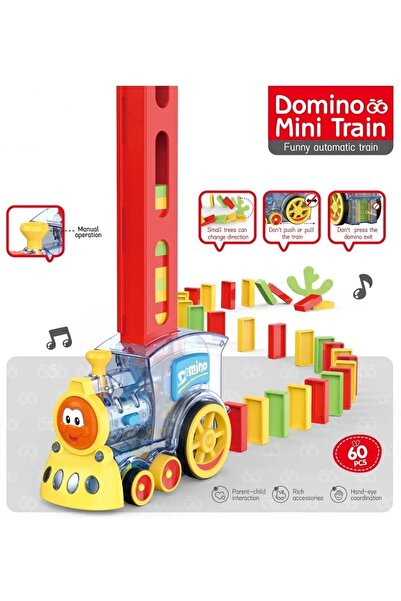 FASHIONLINE Pilli Domino Yerleştiren Tren - Domino Treni (hediye paketinde )