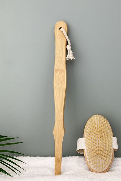 hayret sepeti Natural Bristle and Massage Head Brush to Support Your Skin Health