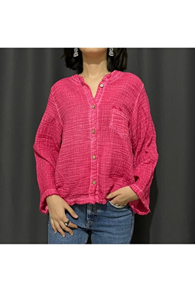 Sultana Collection Müslin Saçaklı Gömlek