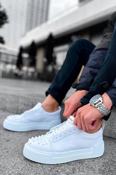 Chekich Pantofi pentru bărbați CH169 CBT Thorn - ALB