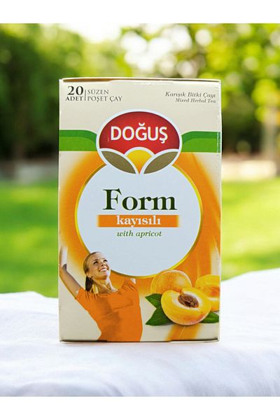 Doğuş Form Apricot 20 Cup Filtered Sachet Herbal Tea 36Gr