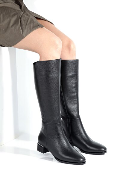 Modabuymus Caquel Справжня шкіра Короткі жіночі чоботи на підборах