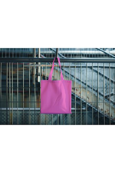 Saiza Pink Gabardine Bag 35X40