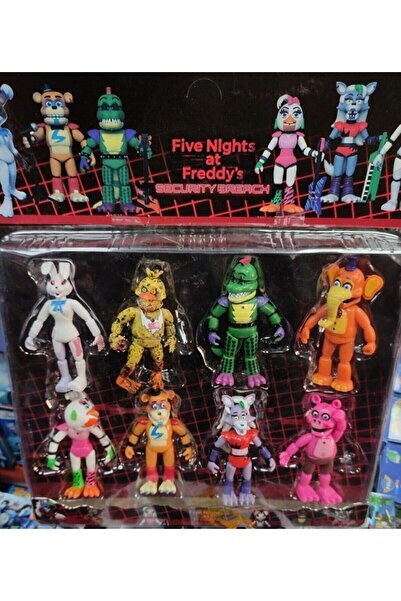 MuditaToys Five Nights At Freddy's Karakter Freddy 8 Li Figür Seti 15 Cm