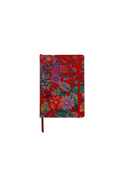 Clairefontaine Notebook Coperta Tare Piele, A5, 144 Pagini, Celeste, Rosu