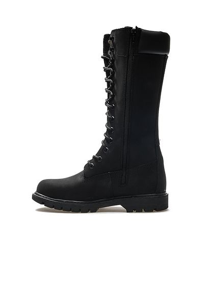 Cat Genuine Leather Women's Casual Boots - 36-40 Black Nubuck 22K Clovis Hi Z