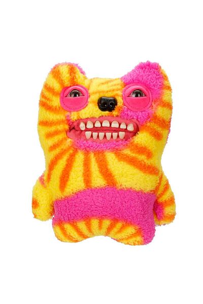 TOYFEST Fuggler Laboratory Misfits Series 1 Funny Ugly Monster Plush - 23 سم - أسنان قديمة