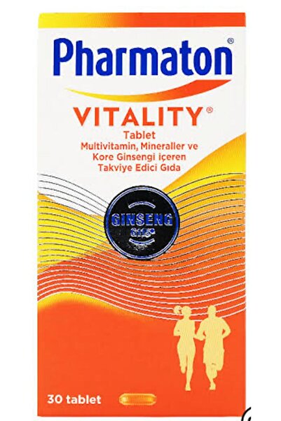 Pharmaton VITALITY TABLET MULTİVİTAMİN, MİNERALLER VE KORE GINSENGI İÇEREN TA...